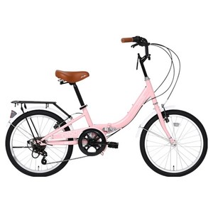 케이투바이크 브로디 접이식 스틸 림 브레이크 14.9kg 신장 140cm~170cm 직접설치, 핑크, 50.8cm(20인치)