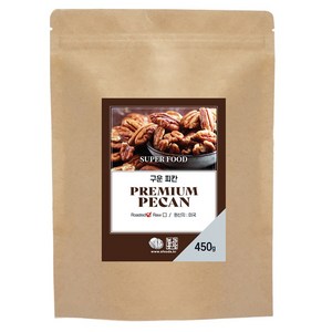 견과공장 미국산 구운피칸 1/2태, 450g, 1개