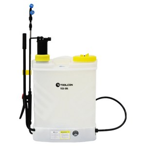 TOOLCON 농업용 무선 충전식 대용량 21V 배터리 분무기 20L TCS-20L, 1개, 화이트