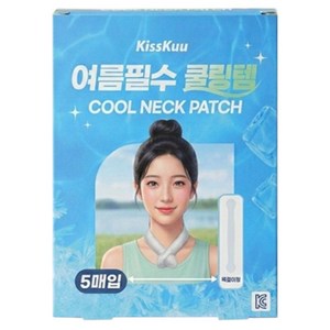 키스쿠 쿨 넥 패치 58 x 5.7 cm 5p, 1개