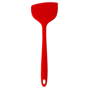 홈하우스 국내산 프리미엄 실리콘 와이드 스파츌라, 네온레드, 1개
