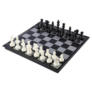 투데이리빙 휴대용 접이식 자석 체스 세트 R98130B, 블랙그레이, 1개