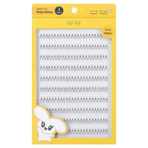 깜빡 띠크 대용량 1기둥 가닥 인조 속눈썹 10mm, 1개, 블랙