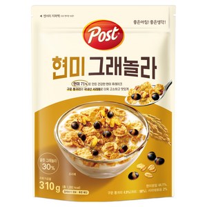 포스트 현미 그래놀라, 310g, 1개