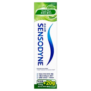 센소다인 후레쉬 플러스 시린이치약, 120g, 1개