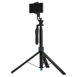 벤로 갤럭시 아이폰 호환 블루투스 롱 셀카 삼각대 177cm, 1개, 블랙, BK10L