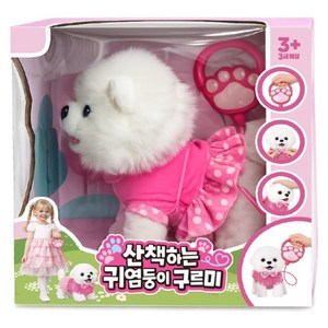 산책하는 귀염둥이 구르미 작동인형, 혼합색상, 1개, 22cm