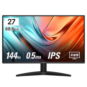 AOC FHD 144 IPS 게이밍 무결점 모니터, 27B36XE, 68.6cm