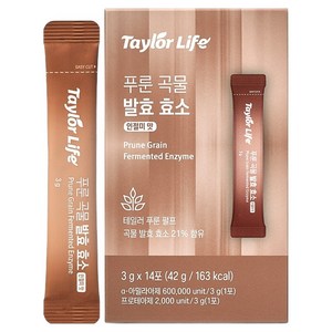 테일러 푸룬 곡물 발효 효소 14p, 1개, 14회분