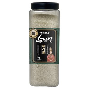 더담은 국내산 여왕의 만찬 우리미 수라쌀 미소진품 백미, 1kg, 1개, 특등급