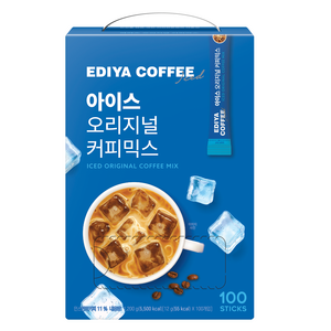 이디야 아이스 오리지널 커피믹스, 12g, 1개, 100개입