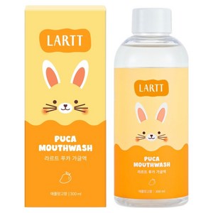 라르트 충치예방 어린이 구강청결제 푸카 가글 애플망고향, 300ml, 1개