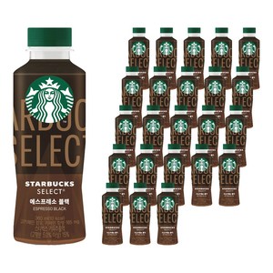 스타벅스 셀렉트 에스프레소 블랙, 24개, 360ml