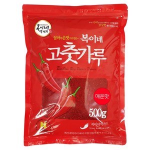 복이네먹거리 중국산 고춧가루 찜용 매운맛, 500g, 1개
