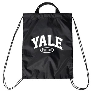 YALE SIGNATURE DRAWSTRING BAG (신발 주머니), 블랙