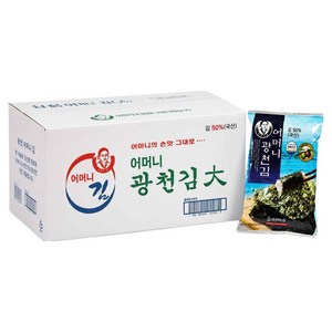 광천어머니김 전장김 대, 60g, 20개
