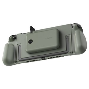 벨킨 게이밍 닌텐도 스위치2 전용 30W 10000mAh 모듈형 마그네틱 충전 그립, 올리브, 1개, ENA019qcOL