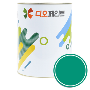디오페인트 세라믹플러스 결로 곰팡이 방지용 페인트, 비비드 21 블루그린, 1L, 1개