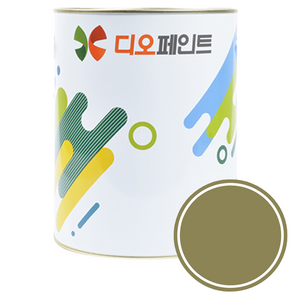 디오페인트 세라믹플러스 결로 곰팡이 방지용 페인트, 비비드 10 올리브, 1L, 1개