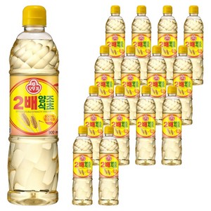 오뚜기 2배 양조식초, 900ml, 15개