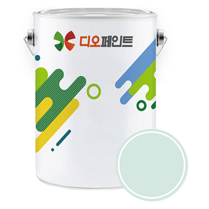 디오페인트 광택스 가구 방문 몰딩 수성 반광 페인트, 뉴트럴57 세이지스카이, 1개, 4L
