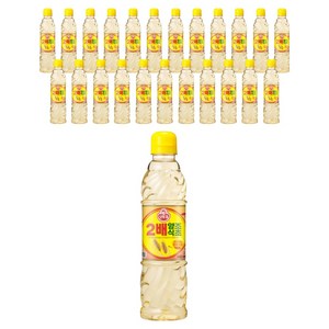 오뚜기 2배 양조식초, 500ml, 24개