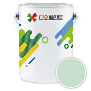 디오페인트 멀티퍼퍼스 저광 벽체가구용 페인트, 뉴트럴 64 파스텔그린, 1개, 4L