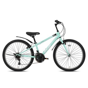 케이투바이크 레이브GS플러스 MTB 스틸 림 브레이크 12.8kg 신장 130cm~155cm 방문설치, 아쿠아민트, 61cm(24인치)