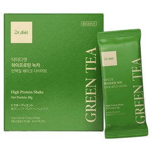 닥터디엣 하이프로틴 단백질 쉐이크 다이어트 녹차 10p, 350g, 1개