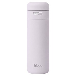 클리나 원터치 초경량 스테인리스 미니 보온보냉 텀블러, 1개, 160ml, 퍼플