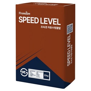 쌍곰 온돌난방가능 스피드레벨 초속경 자동수평몰탈 25kg, 1개
