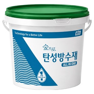 KCC숲으로 탄성방수재 올인원, 녹색, 16kg, 1개
