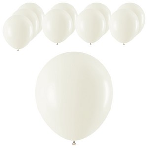 셈퍼텍스 풍선 45cm, 아몬드화이트, 10개