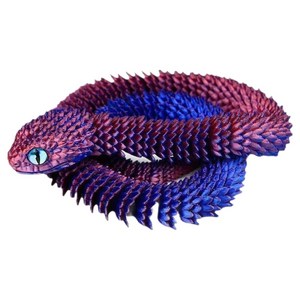 다온셀렉트 3D 프린터 뱀 자유관절 특대형 피규어 60cm, 1개