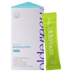 올더뮤 뮤신 아쿠아 청포도맛 10p, 200g, 1개