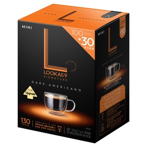 루카스나인 시그니처 다크 아메리카노, 1.1g, 130개입, 1개