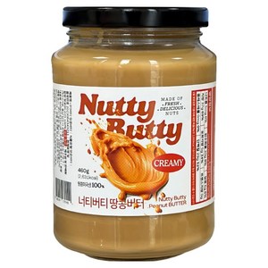 너티버티 땅콩버터, 1개, 460g