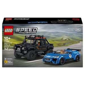레고 스피드챔피언 Jaguar Project 7 & Land Rover Defender 77264, 1개
