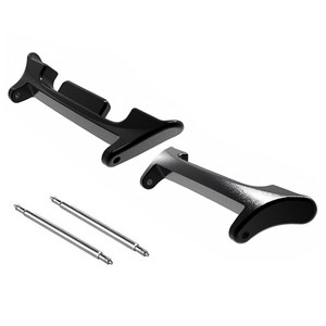 아이티스타일 갤럭시워치 스트랩 연결 어댑터 20mm, 블랙, 1개