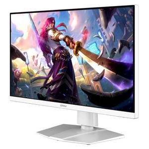 MSI WQHD IPS 게이밍 200 AI Vision 모니터 피벗 화이트, 68.58cm, MSI MAG 274QRFW E20 800