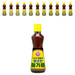 오뚜기 향긋한 들기름, 160ml, 12개