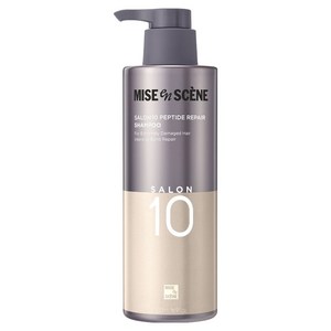 미쟝센 살롱10 펩타이드 리페어 단백질 손상 샴푸, 500ml, 1개