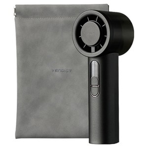 벤딕트 빈다르 플로우 급속 냉각 100단 손 선풍기, 어반 블랙, VDT-FL1B
