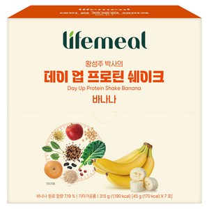 이롬 황성주 박사의 데이 업 프로틴 쉐이크 바나나 7p, 315g, 1개