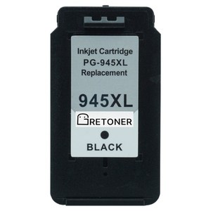 그래토너 캐논 PG-945 XL MG3090 TS3490 MG2490 MG3095W TR4690 TS3492 TR4695 TS3491 컬러프린터 호환 비정품 잉크 카트리지 대용량, 검정, 1개