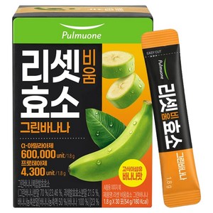 풀무원 리셋 비움효소 그린바나나 30p, 54g, 1개
