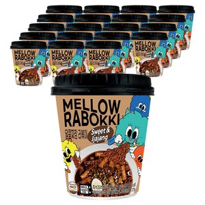 농가식품 멜로우빈 달콤짜장 라볶이, 170g, 20개