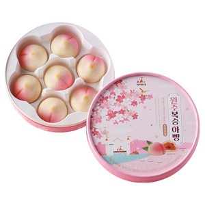 과자의성 원주 복숭아빵 7p, 210g, 1개