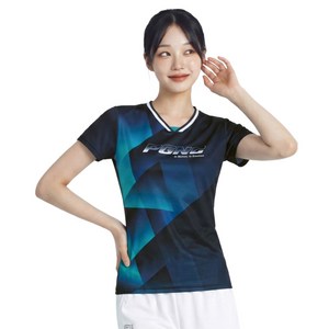패기앤코 여성용 스포츠 러닝 배드민턴 탁구 티셔츠 2092