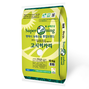 팽성농협 슈퍼오닝 2026년산 햅쌀 고시히카리 백미 특등급, 10kg, 1개